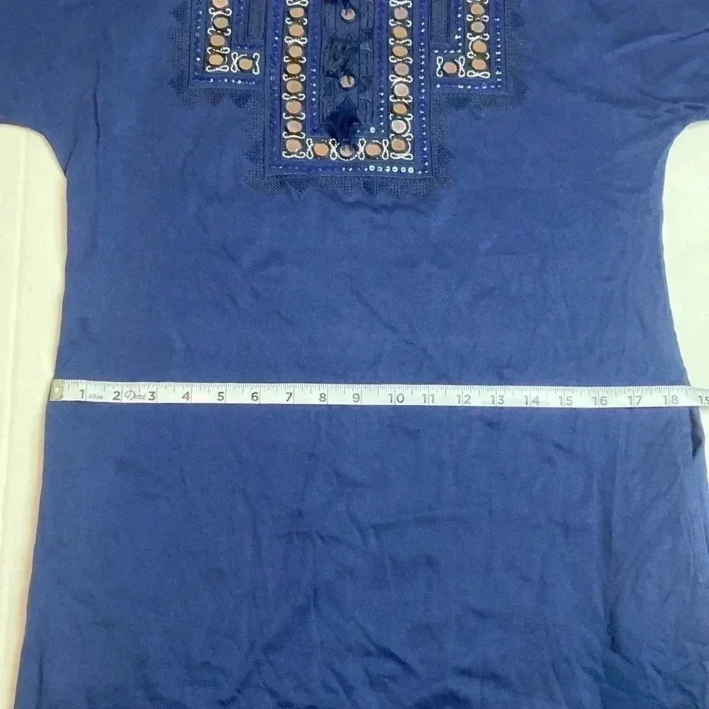 Souk Indigo embellished T-shirt dress NWOT - Picture 7 of 9